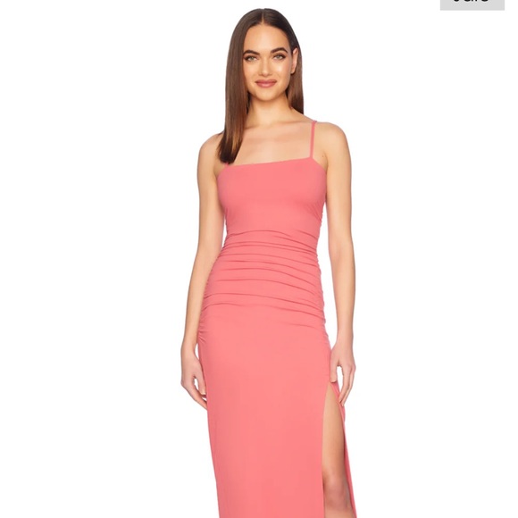 Susana Monaco Ruched Dress in Peaches - Picture 2 of 11